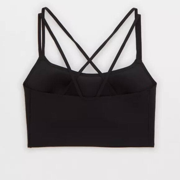 OFFLINE By Aerie Real Me Hold Up! Strappy Sports Bra - Black - XS - Picture 5 of 6